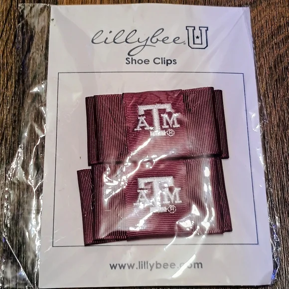 Texas A&M Shoe Clips - Picture 1 of 2